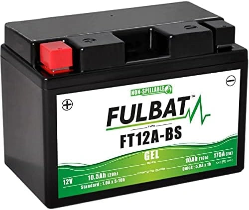 Akumulator FULBAT FT12A-BS, 10,5 Ah, 12 V