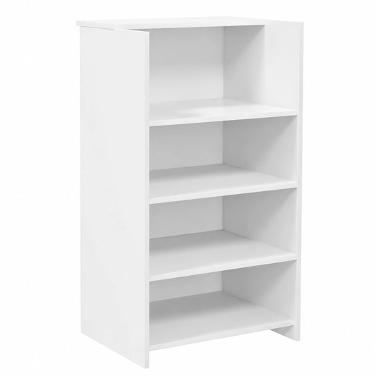 Moderne Empfangstheke aus Holzwerkstoff in Weiß 55x50x103,5 cm für Büro und Salon