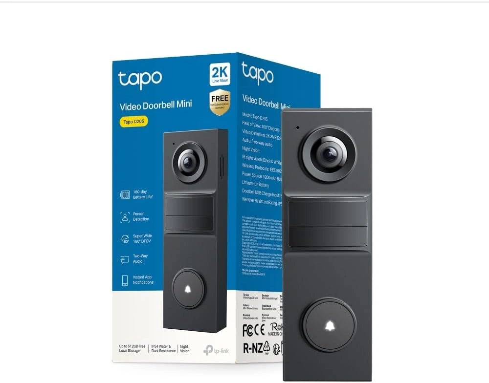 Wideodomofon Tapo D205, Wi-Fi