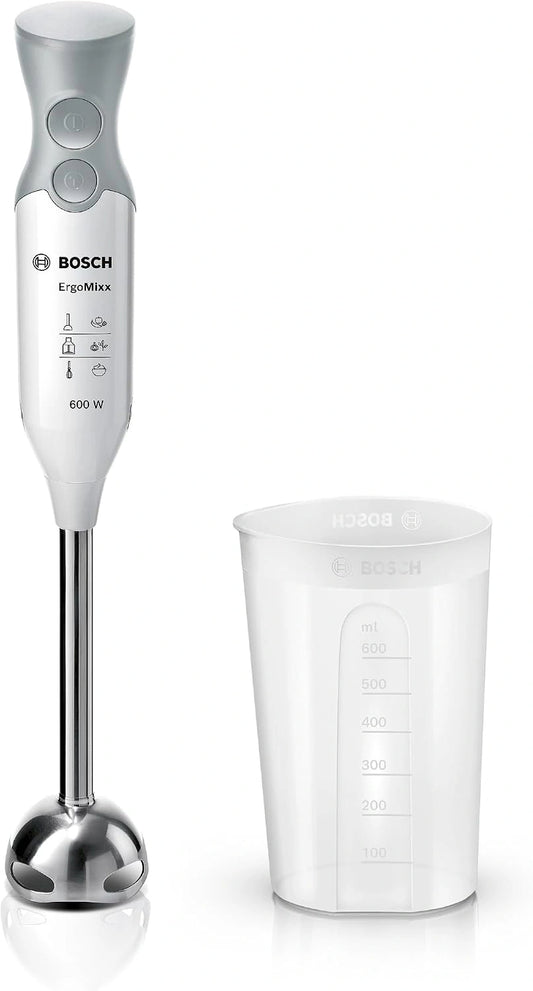 Urządzenie kuchenne Bosch ErgoMixx MSM66110, 600 W, kolor biały i szary