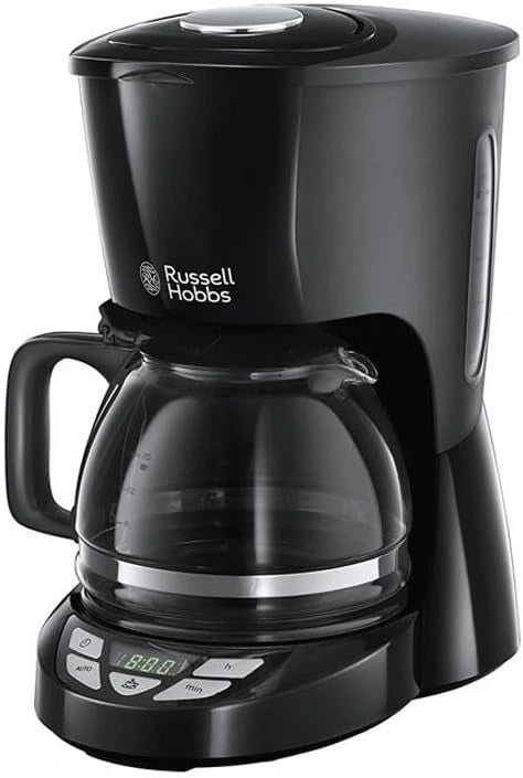 Ekspres do kawy Russell Hobbs, 1000 W, 1,25 l, programator czasowy, kolor czarny