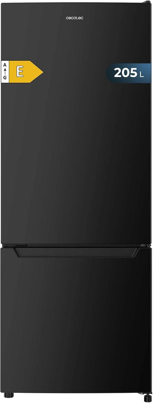 Lodówko-zamrażarka Cecotec CoolMarket, 205 l, kolor czarny
