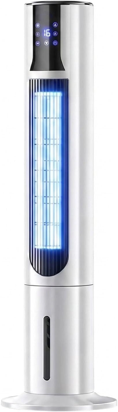 Wentylator Tower, 60 W, 10 l, pilot zdalnego sterowania, programator czasowy, kolor biały