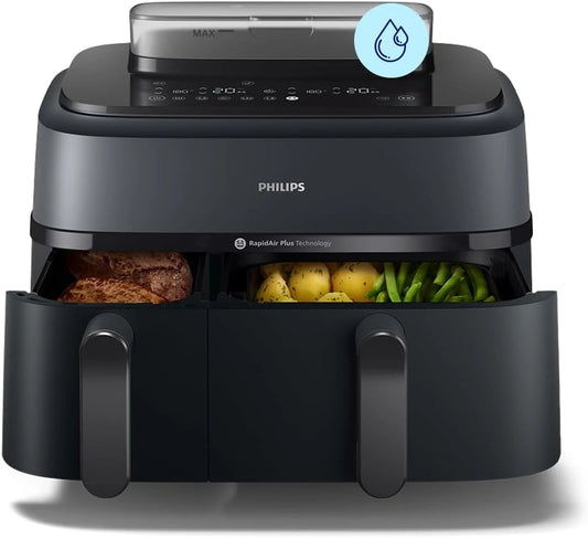 Frytkownica beztłuszczowa Philips NA550, 9 l, kolor czarny