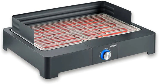 Grill elektryczny Severin, 2200 W, kolor srebrny