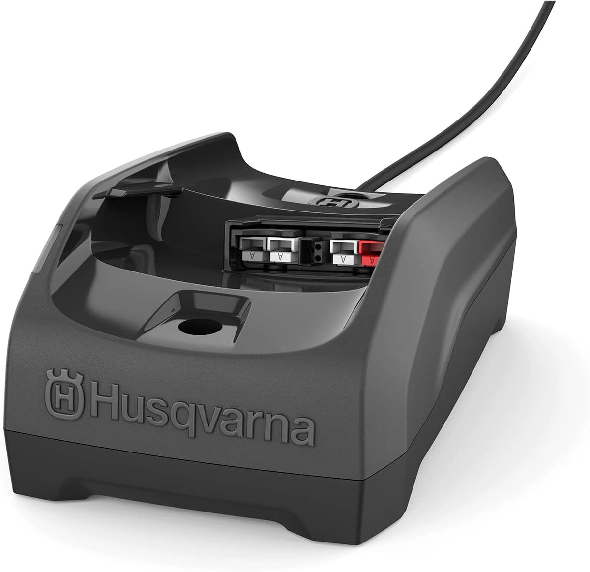 Ładowarka akumulatorów Husqvarna, kolor czarny