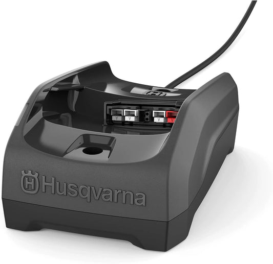 Ładowarka akumulatorów Husqvarna, kolor czarny