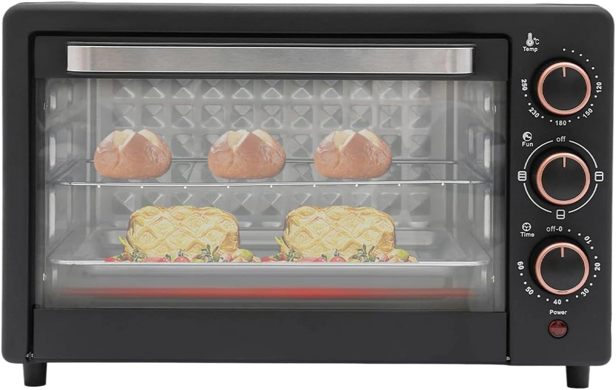 Piec do pizzy, 1000 W, 22 l, 220 V, programator czasowy, regulacja temperatury