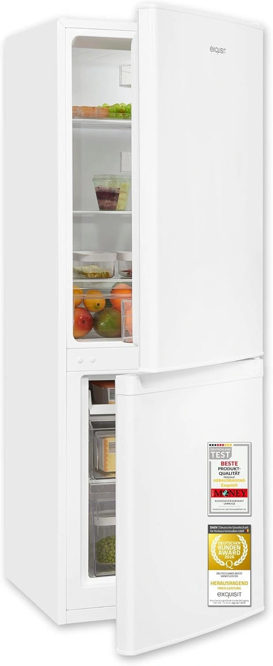 Lodówka Exquisit KGC5232-60-E-040E, 173 l, kolor biały