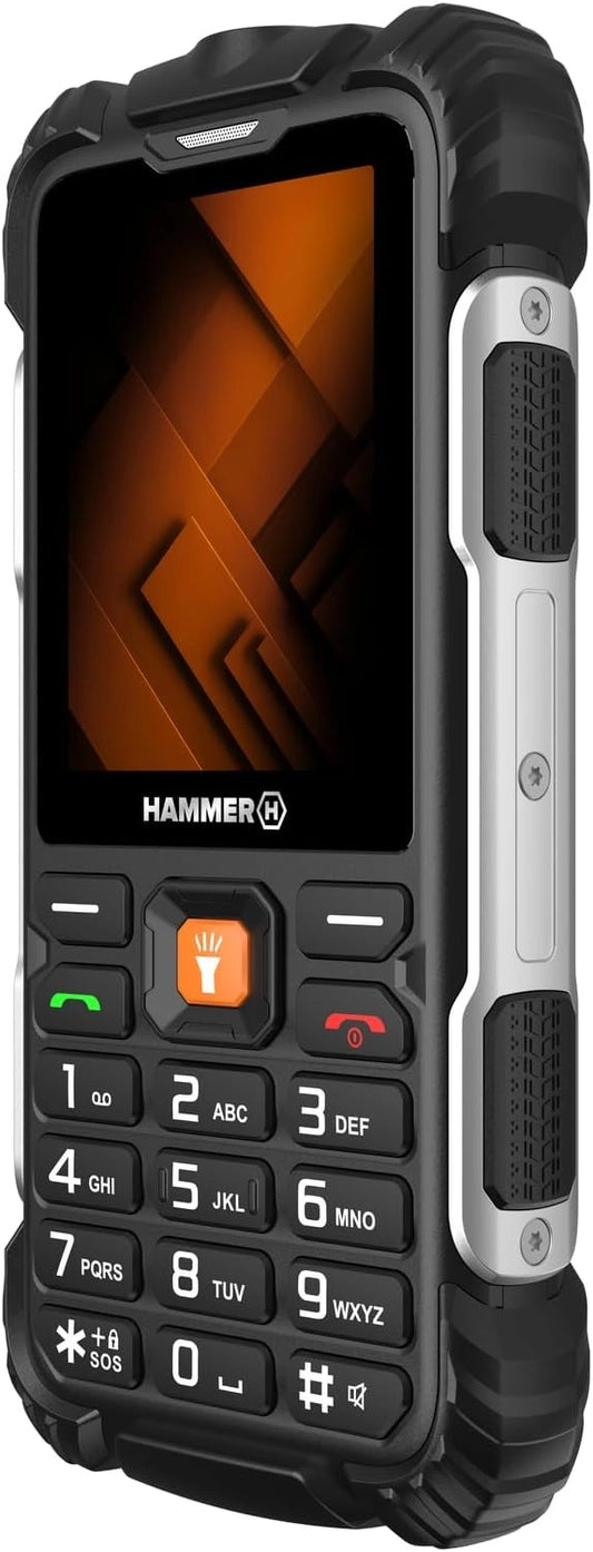 Telefon komórkowy HAMMER, kolor czarny