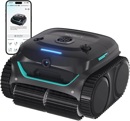 Robot basenowy WYBOT, bezprzewodowy, kolor czarny i zielony