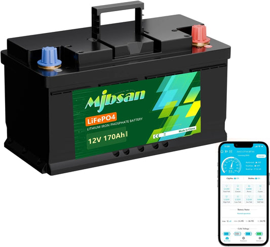 Akumulator Mjbsan, 170 Ah, 2176 Wh, 12 V