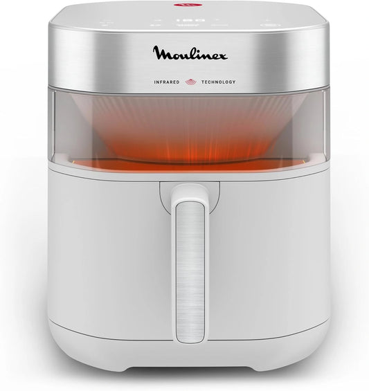 Frytkownica beztłuszczowa Moulinex EZ831G, 7 l, kolor biały