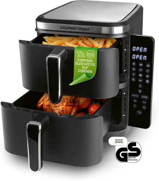 Frytkownica beztłuszczowa GOURMETmaxx FryUp, 10 l, składany
