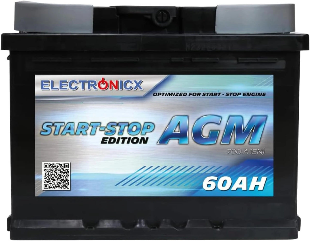 Akumulator Electronicx AGM, 60 Ah, 12 V