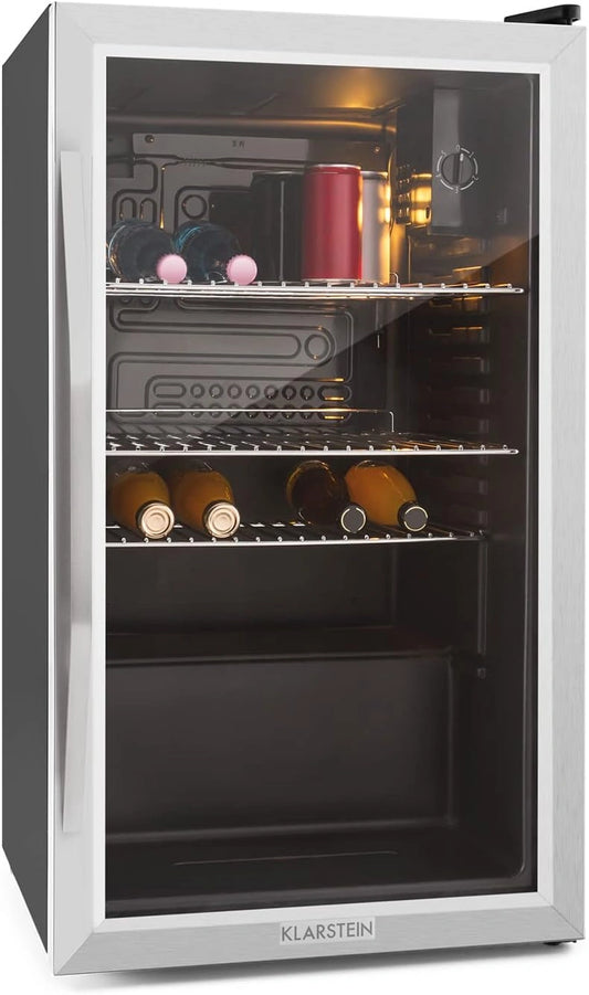 Lodówka Klarstein, 80 l, kolor srebrny