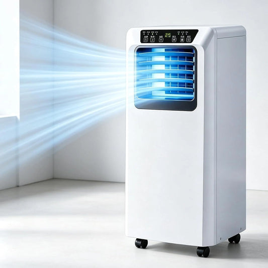 Klimatyzator, 9000 BTU, sterowanie dotykowe, pilot zdalnego sterowania, programator czasowy