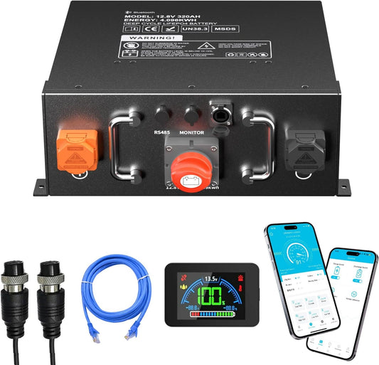 Akumulator, 320 Ah, 4096 Wh, 12 V