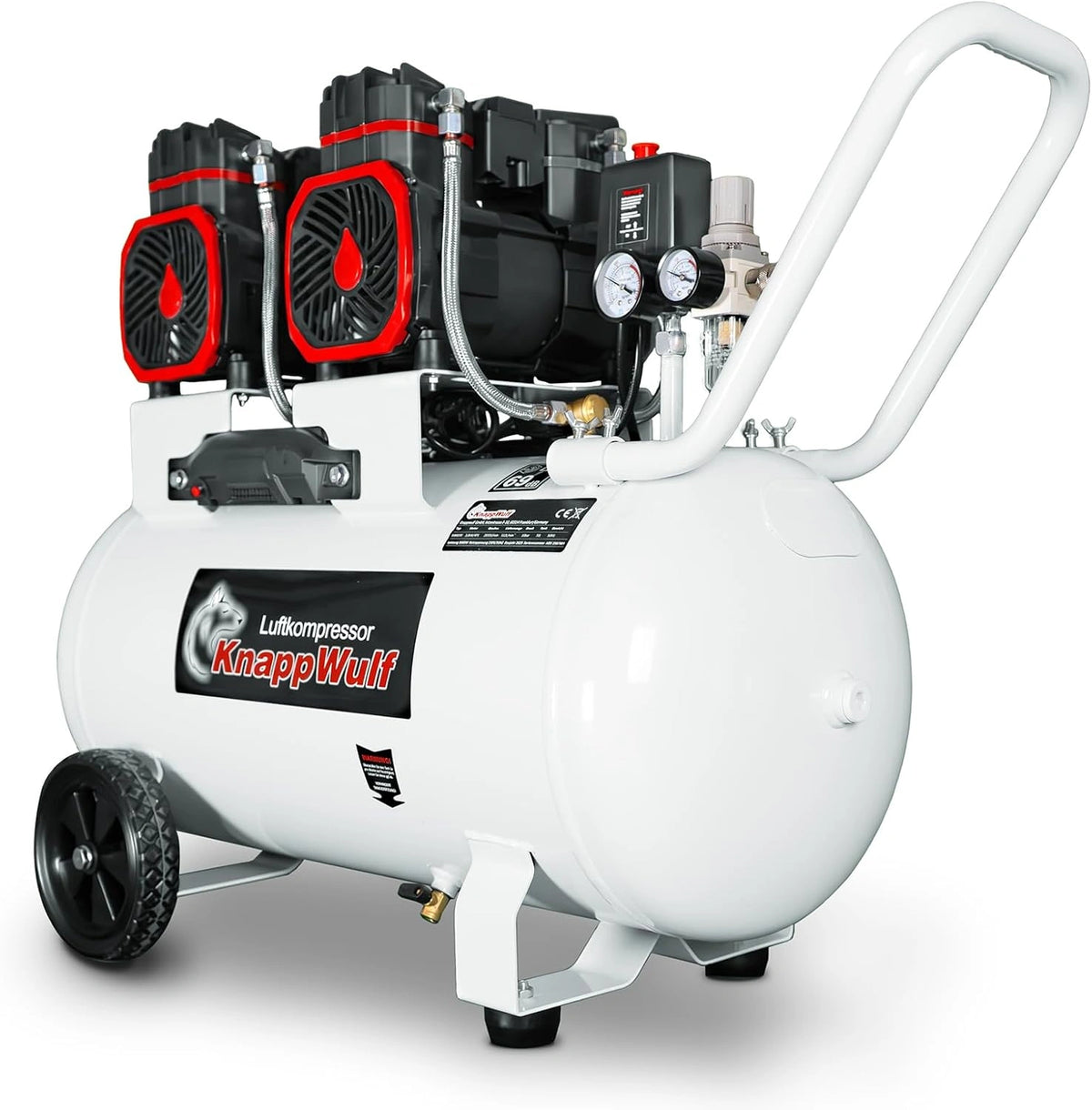 Kompresor KnappWulf KW6070, 3000 W, 70 l, 230 V