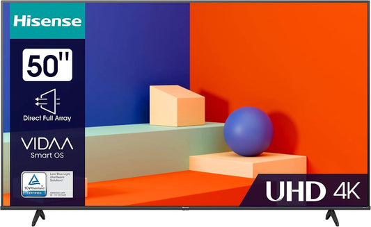Telewizor Hisense, 50 cali, Wi-Fi, kolor czarny