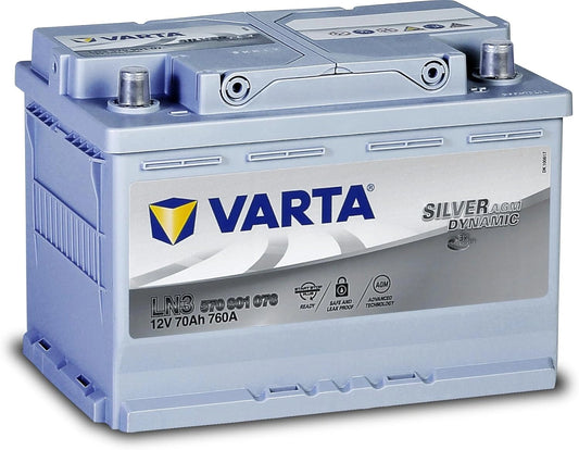 Akumulator Varta 570901076D852, 70 Ah, kolor szary