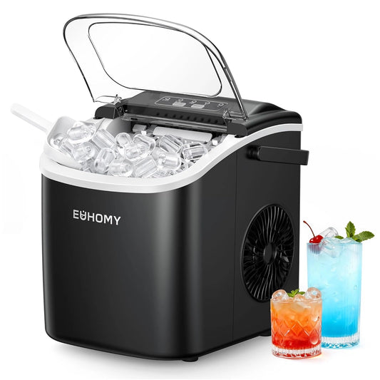 Kostkarka do lodu Euhomy DE-IM06D-08G, 1,2 l, kolor czarny
