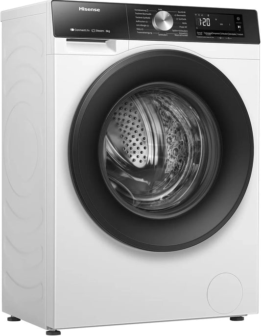 Pralka Hisense WD3S8043BW3, kolor szary i biały