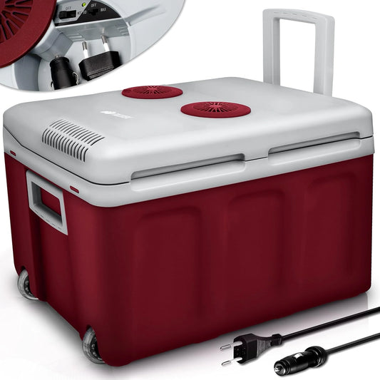 Lodówka tillvex, 40 l, 230 V, kolor czerwony
