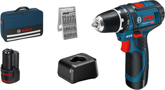 Wiertarko-wkrętarka Bosch Professional, 2,0 Ah, 12 V