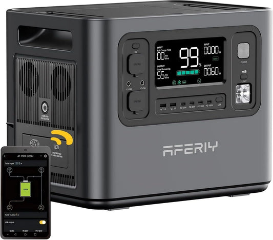 Akumulator AFERIY, 2400 W, 2048 Wh, 230 V