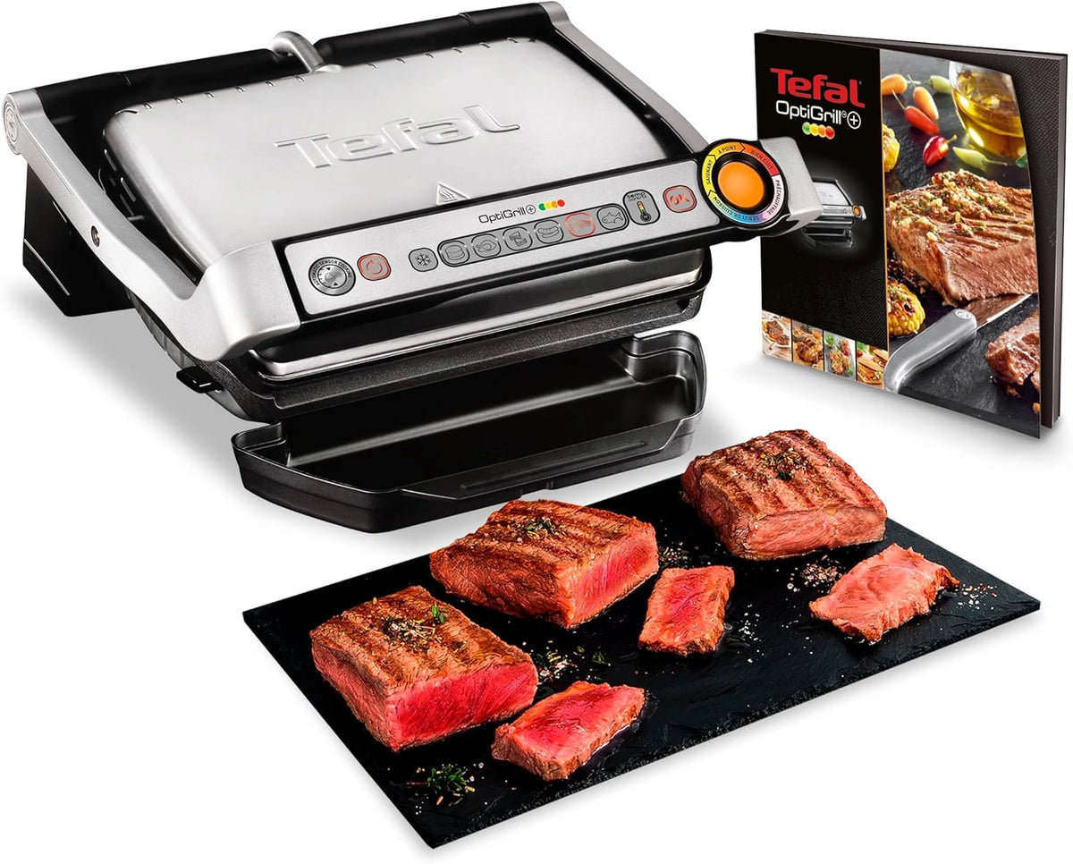 Grill Tefal GC712D, 2000 W, kolor srebrny i czarny