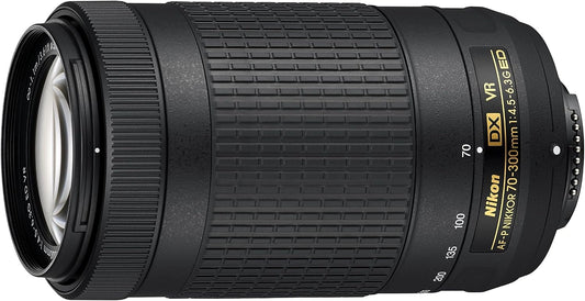 Obiektyw fotograficzny Nikon, kolor czarny