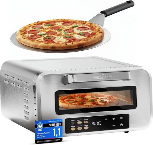 Piec do pizzy ProfiCook, regulacja temperatury