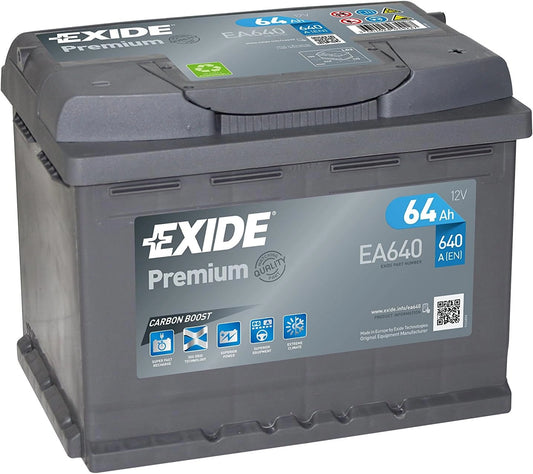 Akumulator Exide EA640, 64 Ah, 12 V