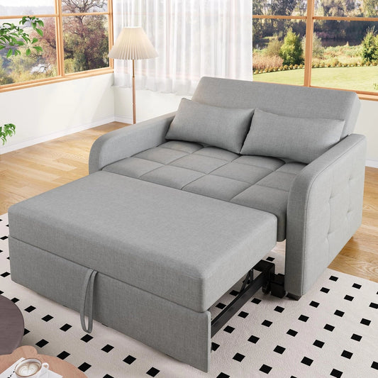 Sofa Dolamaní, składany, funkcja rozkładania, kolor szary