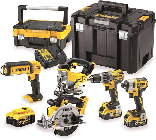 Zestaw elektronarzędzi Dewalt DCK551P3T-QW, 18 V, kolor czarny i żółty